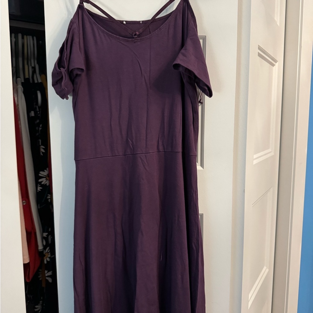 Elegant Purple Women's Dress
